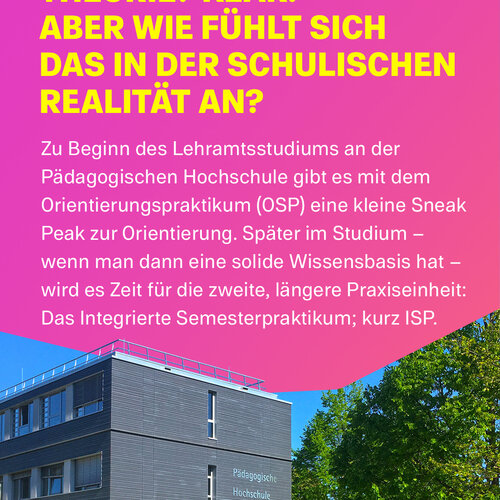 Wie fühlt sich Schule auf dem Weg zum Traumberuf Lehrer:in wirklich an? Genau dafür gibt’s im Lehramtsstudium an den...