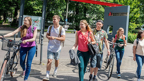 Campus der Hochschule Karlsruhe